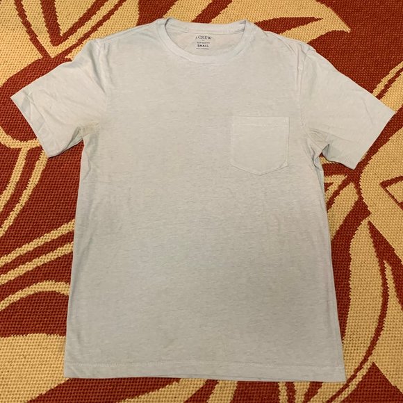 j crew slim washed pocket tee
